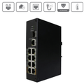 MAS08P096 | 8 Port PoE+ Switch mit zwei 60W High PoE Ports und Gigabit Uplink
