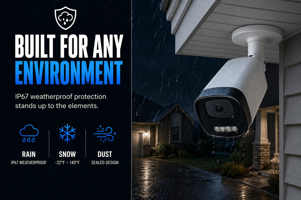 4MP 2K Nexus Smart-Light Bullet IP-Sicherheitskamerasystem mit Pro 16-Kanal PoE NVR & 4TB HDD