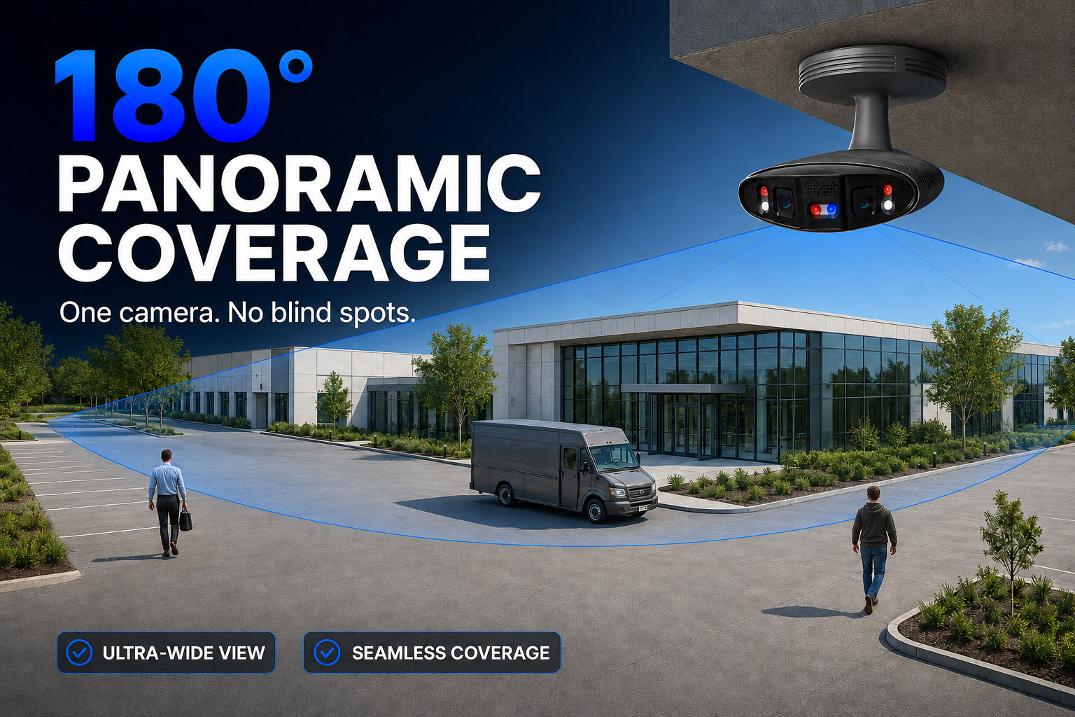 MNBP-8-301 Montavue Nexus 8MP 4K 180° Panorama-Bullet PoE IP-Sicherheitskamera